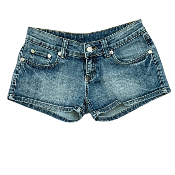 Victoria Beckham Pants - Victoria Beckham x Rock & Republic Y2K Classic Blue Jean Shorts Size 26
